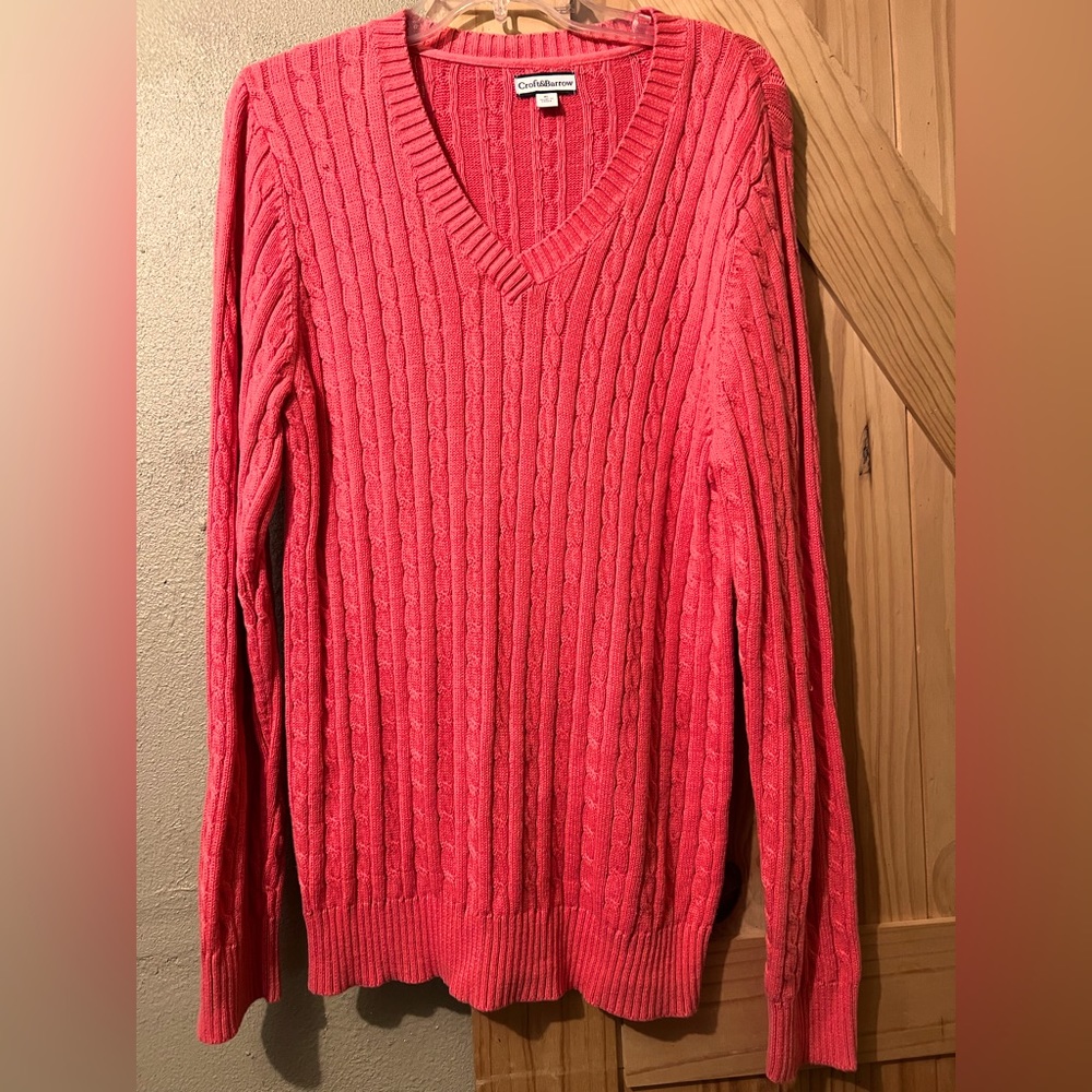 Pink Crafts & Barton’s sweater Size XL